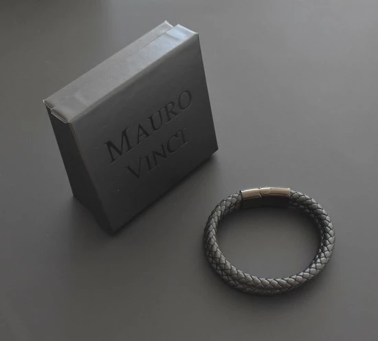 Hete verkoop π Leren Armband Zwart Baresi - Lederen Magnetische Armbanden Mauro Vinci Heren En Dames 19,5cm Met Cadeauverpakking π₯° 6 Hete verkoop π Leren Armband Zwart Baresi - Lederen Magnetische Armbanden Mauro Vinci Heren En Dames 19,5cm Met Cadeauverpakking π₯° - Afbeelding 4