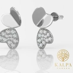 Korting 😉 Yolora Dames Oorbellen Hartje - Kalpa Camaka Kristallen - Zilverkleurig - 18K Witgoud Verguld - Vrouwen Oorknoppen Zilver - Oorknopjes - Sieraden - Luxe Giftbox - Geschenkdoos - Cadeau Doos - Mooie Cadeauverpakking- Exclusieve Geschenkverpakking 🛒 -Sieraden-horloges Winkel 550x498 2