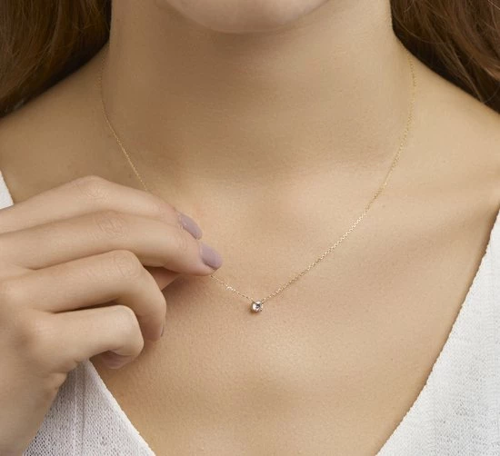 Uitgang π Sparkle14 Ketting Zirkonia 0,8 Mm 42 Cm - Goud π 13 Uitgang π Sparkle14 Ketting Zirkonia 0,8 Mm 42 Cm - Goud π - Afbeelding 11