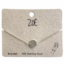 Coupon 🌟 Armband - Letter O - 925 Sterling Zilver - Initiaal - 17 Tot 19 Centimeter - Damesdingetjes 🤩