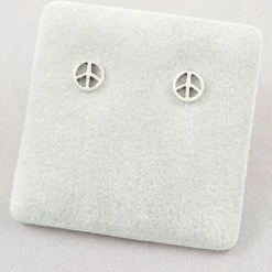 Beste deal 🛒 House Of Jewels - Peace Oorknopjes | Vredesteken Oorstekers - 925 Zilver 💯