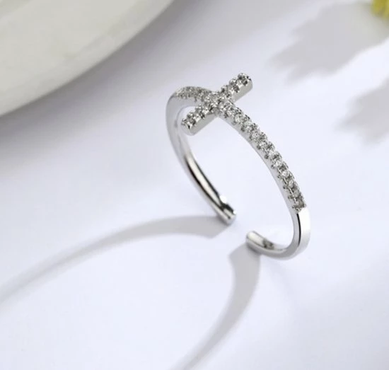 Beste deal π Liefs Jade Ring Dames | Dames Ring | Aanschuifring | Zilveren Dames Ring | 925 Zilver | Onesize | Ring Met Kruis | Religieuze Ring | Zirkonia Steentjes | Cadeau Voor Vrouw | Schoencadeautje Sinterklaas | Black Friday 2022 | Kerst | Kerstcadeau Voor Vrouwen π 5 Beste deal π Liefs Jade Ring Dames | Dames Ring | Aanschuifring | Zilveren Dames Ring | 925 Zilver | Onesize | Ring Met Kruis | Religieuze Ring | Zirkonia Steentjes | Cadeau Voor Vrouw | Schoencadeautje Sinterklaas | Black Friday 2022 | Kerst | Kerstcadeau Voor Vrouwen π - Afbeelding 3