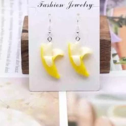 Beste Pirce 🌟 Akyol - Banaan Oorbellen – Oorbellen Dames - Oorbellen Meisjes -oorbellen Met Banaan - - Oorhangers Dames - Leuke Bananen Oorbellen - Sieraad- Fruit Oorbellen - Oorbellen Cadeau - Verjaardag - Bananen Oorbel - Fruit Oorbel ❤️