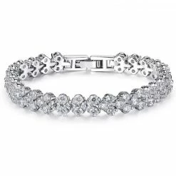 Top 10 😉 Soraro Dames Armband | Zilverkleurig | 18K Witgoud Verguld | Vrouwen Armband Zilver | Sieraden | Mooie Cadeauverpakking | Sinterklaas | Black Friday | Kerst | Kerstcadeau 🥰