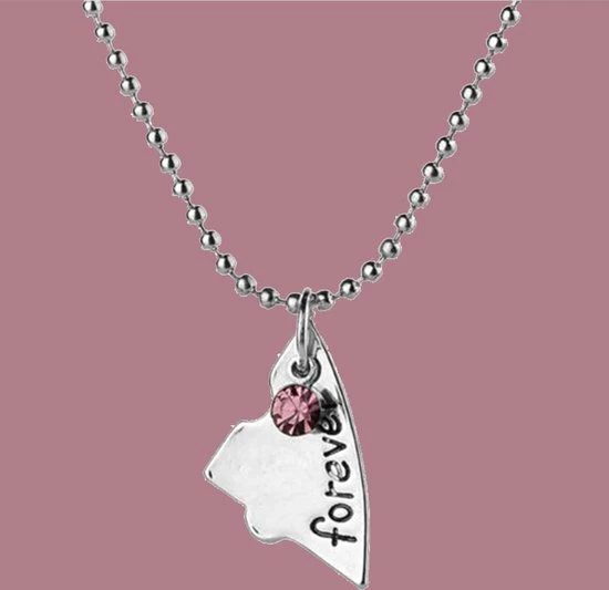 Goedkoop π Bixorp Friends BFF Ketting Voor 4 Met Zilverkleurig Hartje En Kristalletjes !XXL Variant! - Vriendschapsketting Meisjes - Best Friends Ketting Vriendschap Cadeau Voor Vier β 5 Goedkoop π Bixorp Friends BFF Ketting Voor 4 Met Zilverkleurig Hartje En Kristalletjes !XXL Variant! - Vriendschapsketting Meisjes - Best Friends Ketting Vriendschap Cadeau Voor Vier β - Afbeelding 3