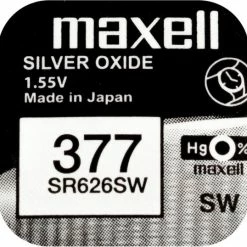 Top 10 🧨 MAXELL 377 / SR626SW Zilveroxide Knoopcel Horlogebatterij 2 (twee) Stuks 🎉