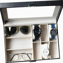 Groothandel 🧨 C.T. Horlogebox Voor 6 Horloges En 3 Brillen - 8 Cm X 30 Cm X 20,6 Cm 🥰 12 Groothandel 🧨 C.T. Horlogebox Voor 6 Horloges En 3 Brillen - 8 Cm X 30 Cm X 20,6 Cm 🥰 -Sieraden-horloges Winkel 550x541 2