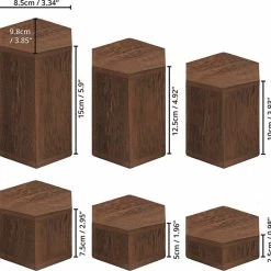 Nieuw π Belle Vous Houten Hexagonale Display Risers (6 Pak) – Houten Standaarden Voor Planken En Balies – Stapsgewijze Plinten Voor Sieraden, Verkoop, Miniaturen, Cupcakes En Desserts β¨ 13 Nieuw π Belle Vous Houten Hexagonale Display Risers (6 Pak) – Houten Standaarden Voor Planken En Balies – Stapsgewijze Plinten Voor Sieraden, Verkoop, Miniaturen, Cupcakes En Desserts β¨ -Sieraden-horloges Winkel 550x542