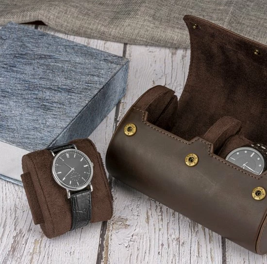 Goedkoopste π₯° BUGOLINI ANTIQUS8 – 2 Slots Leren Horloge Houder Met Knoopsluiting - Retro Horloge Houder - Echt Leder – Coffee β 10 Goedkoopste π₯° BUGOLINI ANTIQUS8 – 2 Slots Leren Horloge Houder Met Knoopsluiting - Retro Horloge Houder - Echt Leder – Coffee β - Afbeelding 8