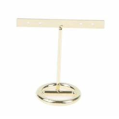 Kopen ⭐ Fliex - Sieradenrek - Oorbellenrek - Goud - Geschikt Voor 2 Paar Oorbellen ⌛