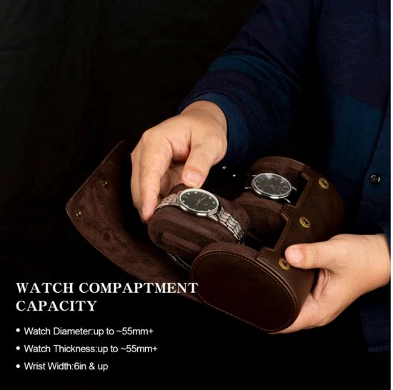 Goedkoopste π₯° BUGOLINI ANTIQUS8 – 2 Slots Leren Horloge Houder Met Knoopsluiting - Retro Horloge Houder - Echt Leder – Coffee β 9 Goedkoopste π₯° BUGOLINI ANTIQUS8 – 2 Slots Leren Horloge Houder Met Knoopsluiting - Retro Horloge Houder - Echt Leder – Coffee β - Afbeelding 7