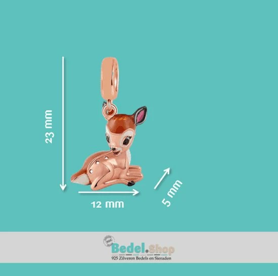 Coupon π Tracelet - Zilveren Bedels - Bedel Hertje | Charm Bedel Rosé | 925 Sterling Zilver - Pandora Compatible - Met 925 Zilver Certificaat - Sinterklaas En Kerst Cadeau π₯° 4 Coupon π Tracelet - Zilveren Bedels - Bedel Hertje | Charm Bedel Rosé | 925 Sterling Zilver - Pandora Compatible - Met 925 Zilver Certificaat - Sinterklaas En Kerst Cadeau π₯° - Afbeelding 2