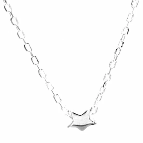 Uitgang βοΈ Dielay - Ketting Met Ster - 925 Sterling Zilver - Lengte Verstelbaar 36-40 Cm π 4 Uitgang βοΈ Dielay - Ketting Met Ster - 925 Sterling Zilver - Lengte Verstelbaar 36-40 Cm π - Afbeelding 2