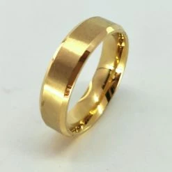 Begroting 🌟 Lili 41 RVS - Goudkleur - Ring - Maat 20 - Prachtig Chique Ring Voor Dames En Heren. 😍 -Sieraden-horloges Winkel 550x548