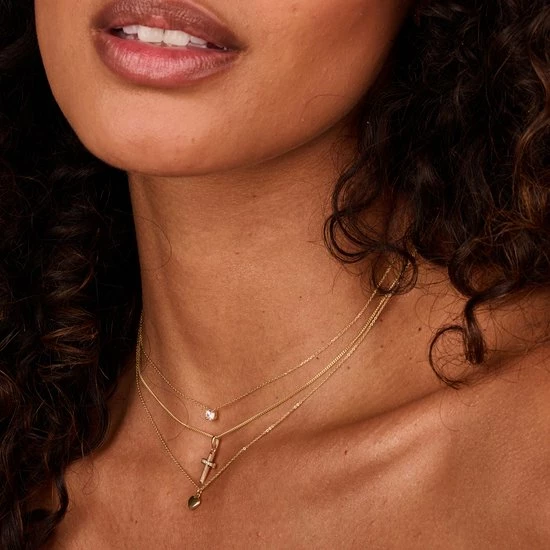 Uitgang π Sparkle14 Ketting Zirkonia 0,8 Mm 42 Cm - Goud π 4 Uitgang π Sparkle14 Ketting Zirkonia 0,8 Mm 42 Cm - Goud π - Afbeelding 2