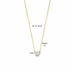 Uitgang π Sparkle14 Ketting Zirkonia 0,8 Mm 42 Cm - Goud π 21 Uitgang π Sparkle14 Ketting Zirkonia 0,8 Mm 42 Cm - Goud π -Sieraden-horloges Winkel 550x550 103