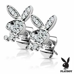 Promo 💯 LMPiercings NL Oorbellen Playboy Gemmed Style 🤩