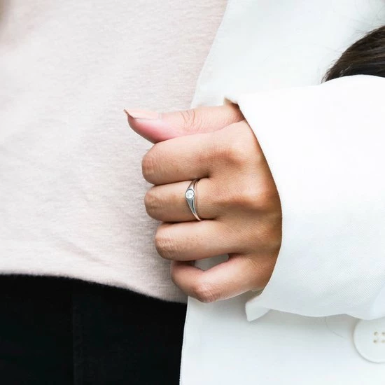 Beste Verkoop π₯ Lucardi - Dames Ring Met Zirkonia - Ring - Cadeau - Echt Zilver - Zilverkleurig π 4 Beste Verkoop π₯ Lucardi - Dames Ring Met Zirkonia - Ring - Cadeau - Echt Zilver - Zilverkleurig π - Afbeelding 2