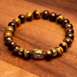 Goedkoopste 💯 Zentana Boeddha Armband - Tijgeroog Goudkleurig - Inzicht 🔥 -Sieraden-horloges Winkel 550x550 1087