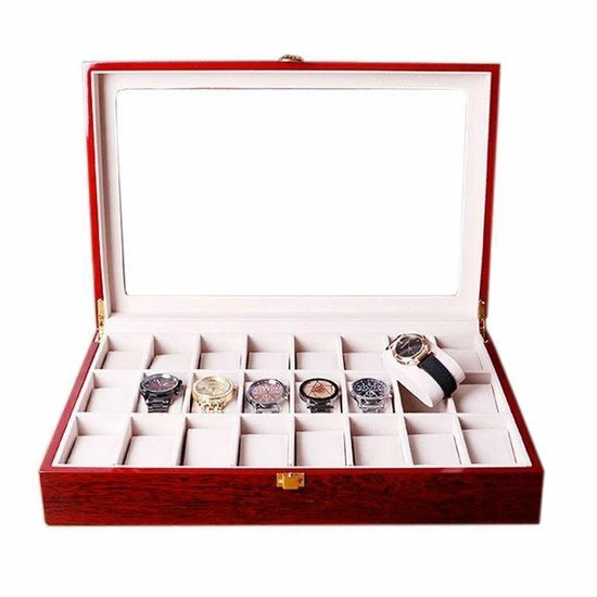 Goedkoop π The β Watch Shop Luxe β Watchbox Voor 24 Horloges - Horloge Doos - Horloge Opslag - Horlogedoos π 3 Goedkoop π The β Watch Shop Luxe β Watchbox Voor 24 Horloges - Horloge Doos - Horloge Opslag - Horlogedoos π