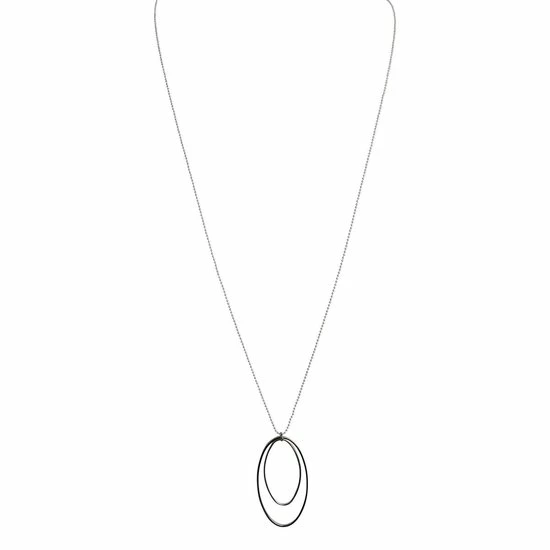 Beste Verkoop π FlowJewels - Lange Ketting - Dames - Zilverkleurig π 3 Beste Verkoop π FlowJewels - Lange Ketting - Dames - Zilverkleurig π