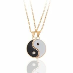 Begroting 💯 Sparkolia Vriendschap Kettingen Ying Yang Koppel Ketting Yin Yang Sieraden Koppel 🌟