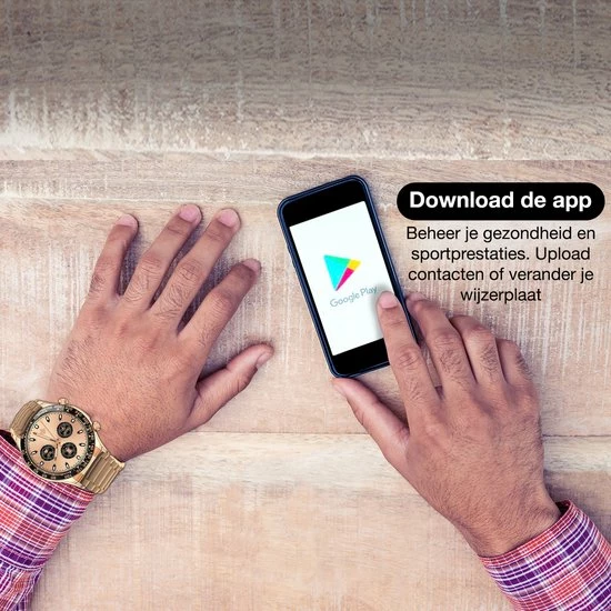 Nieuw π LUXXOZ Smartwatch Heren - Rose Goud - Horloge Heren - Bloeddrukmeter - Stappenteller - Full HD Touchscreen - Android & IOS - 45mm - Gratis Extra Bandjes 𧨠8 Nieuw π LUXXOZ Smartwatch Heren - Rose Goud - Horloge Heren - Bloeddrukmeter - Stappenteller - Full HD Touchscreen - Android & IOS - 45mm - Gratis Extra Bandjes 𧨠- Afbeelding 6