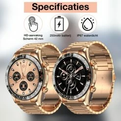 Nieuw π LUXXOZ Smartwatch Heren - Rose Goud - Horloge Heren - Bloeddrukmeter - Stappenteller - Full HD Touchscreen - Android & IOS - 45mm - Gratis Extra Bandjes 𧨠23 Nieuw π LUXXOZ Smartwatch Heren - Rose Goud - Horloge Heren - Bloeddrukmeter - Stappenteller - Full HD Touchscreen - Android & IOS - 45mm - Gratis Extra Bandjes 𧨠-Sieraden-horloges Winkel 550x550 1142