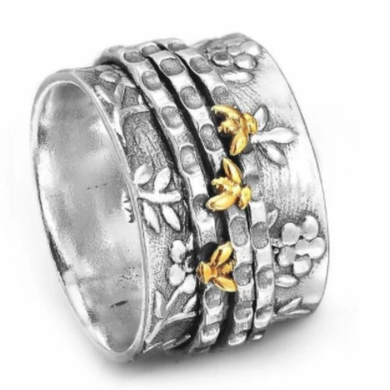 Aanbiedingen β Ocean Of Motion - Ring - Brede Ring - 'Bee Happy' - Bijen Ring - Cadeau - Cadeau Voor Vriendin - Ring Dames - Ring Heren - Ringmaat 63/20.00 Mm π 3 Aanbiedingen β Ocean Of Motion - Ring - Brede Ring - 'Bee Happy' - Bijen Ring - Cadeau - Cadeau Voor Vriendin - Ring Dames - Ring Heren - Ringmaat 63/20.00 Mm π