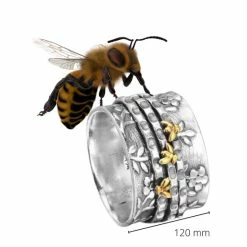 Aanbiedingen β Ocean Of Motion - Ring - Brede Ring - 'Bee Happy' - Bijen Ring - Cadeau - Cadeau Voor Vriendin - Ring Dames - Ring Heren - Ringmaat 63/20.00 Mm π 15 Aanbiedingen β Ocean Of Motion - Ring - Brede Ring - 'Bee Happy' - Bijen Ring - Cadeau - Cadeau Voor Vriendin - Ring Dames - Ring Heren - Ringmaat 63/20.00 Mm π -Sieraden-horloges Winkel 550x550 1146