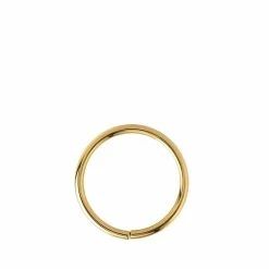 Aanbiedingen ⭐ Lucardi - Stalen Helixpiercing Goldplated Ring 👏