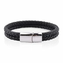 Hete verkoop ⌛ Moorell - Unisex Armband - 21 Cm - Zwart 👍