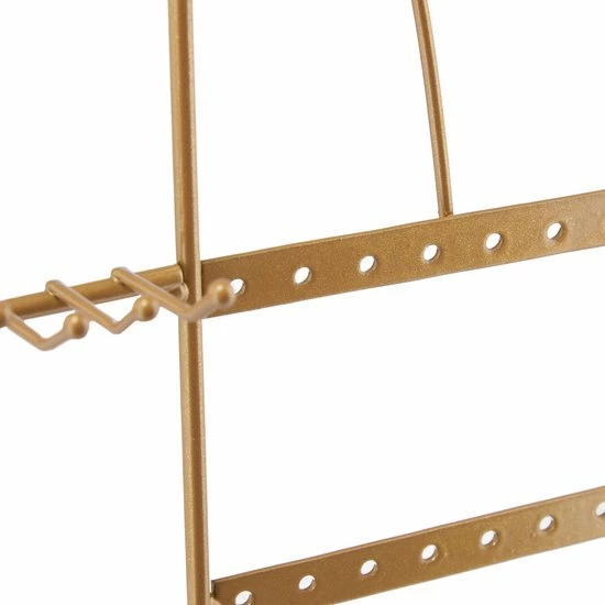 Groothandel β Relaxdays Sieradenhouder Muur - Sieradenrekje - Rekje Voor Kettingen - Sieraden Organizer - Goud π 13 Groothandel β Relaxdays Sieradenhouder Muur - Sieradenrekje - Rekje Voor Kettingen - Sieraden Organizer - Goud π - Afbeelding 11