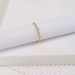 Gloednieuw ⭐ Lucardi - Dames Ring Goldplated Bolletjes Met Zirkonia - Ring - Cadeau - Echt Zilver - Goudkleurig 🤩 -Sieraden-horloges Winkel 550x550 1185