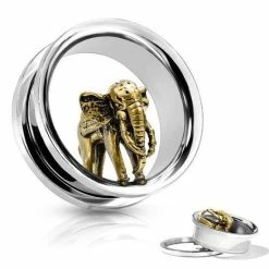 Goedkoop 💯 LMPiercings NL 10 Mm Screw-fit Tunnel Olifant ✔️
