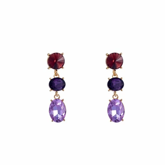 Begroting ✔️ Go Dutch Label Oorknoppen 3 Stenen Paars E2567-3 💯 3 Begroting ✔️ Go Dutch Label Oorknoppen 3 Stenen Paars E2567-3 💯