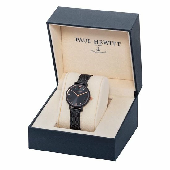 Begroting 𧨠Paul Hewitt Sailor Line Modest - Horloge - Zwart - Staal - 28mm π 5 Begroting 𧨠Paul Hewitt Sailor Line Modest - Horloge - Zwart - Staal - 28mm π - Afbeelding 3