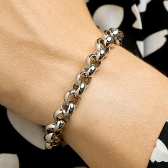 Top 10 ✔️ YO&NO - Armband - Staal - Jasseron - 9mm - 21cm - Sieraden Vrouw - Heren - Stainless Steel 🥰 4 Top 10 ✔️ YO&NO - Armband - Staal - Jasseron - 9mm - 21cm - Sieraden Vrouw - Heren - Stainless Steel 🥰 - Afbeelding 2