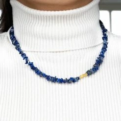 Hete verkoop 🎉 Spiru Edelsteen Splitketting Lapis Lazuli (45 Cm) 👍 -Sieraden-horloges Winkel 550x550 1285