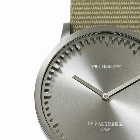 Coupon π LEFF Amsterdam - T40 - Horloge - Nylon - Staal/Zandkleurig - Ø 40mm π 4 Coupon π LEFF Amsterdam - T40 - Horloge - Nylon - Staal/Zandkleurig - Ø 40mm π - Afbeelding 2
