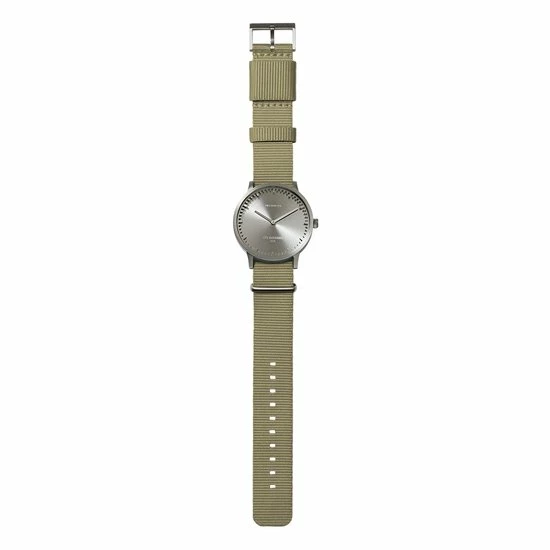 Coupon π LEFF Amsterdam - T40 - Horloge - Nylon - Staal/Zandkleurig - Ø 40mm π 5 Coupon π LEFF Amsterdam - T40 - Horloge - Nylon - Staal/Zandkleurig - Ø 40mm π - Afbeelding 3