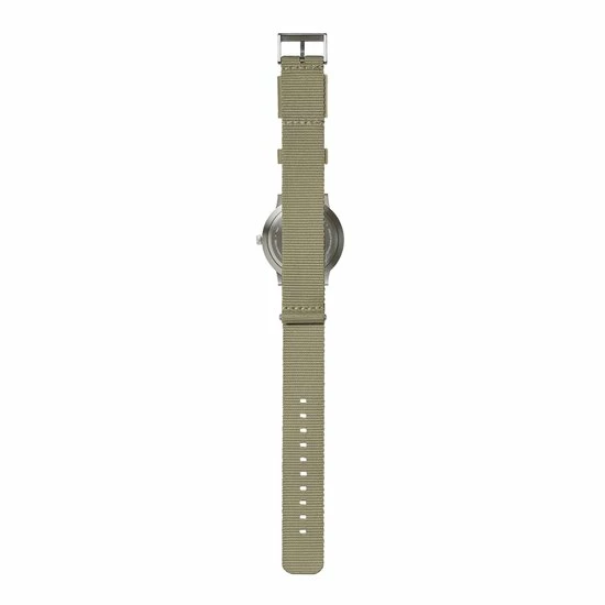 Coupon π LEFF Amsterdam - T40 - Horloge - Nylon - Staal/Zandkleurig - Ø 40mm π 6 Coupon π LEFF Amsterdam - T40 - Horloge - Nylon - Staal/Zandkleurig - Ø 40mm π - Afbeelding 4