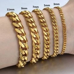 Uitgang โ Fako Bijoux® - Schakelarmband Gourmet - Cuban Link - Staal - RVS - 3mm - 16cm - Goudkleurig ๐ 8 Uitgang โ Fako Bijoux® - Schakelarmband Gourmet - Cuban Link - Staal - RVS - 3mm - 16cm - Goudkleurig ๐ -Sieraden-horloges Winkel 550x550 1312
