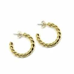 Goedkoop ๐งจ Buddha Ibiza Oorbellen Oorringen Twisted | Goud ๐