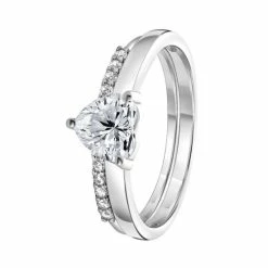 Hete verkoop ❤️ Lucardi - Dames Dubbele Ring Met Zirkonia Hart - Ring - Cadeau - Echt Zilver - Zilverkleurig ✨ 14 Hete verkoop ❤️ Lucardi - Dames Dubbele Ring Met Zirkonia Hart - Ring - Cadeau - Echt Zilver - Zilverkleurig ✨ -Sieraden-horloges Winkel 550x550 1332