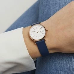 Begroting 🔥 Skagen Signatur SKW2838 Dameshorloge 30 Mm - Rosékleurig 🤩 -Sieraden-horloges Winkel 550x550 134