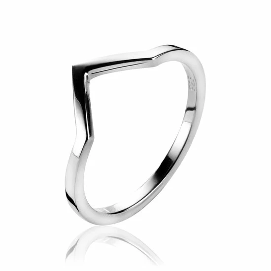 Groothandel π ZINZI Zilveren Ring V Model Glad ZIR1149 π― 3 Groothandel π ZINZI Zilveren Ring V Model Glad ZIR1149 π―