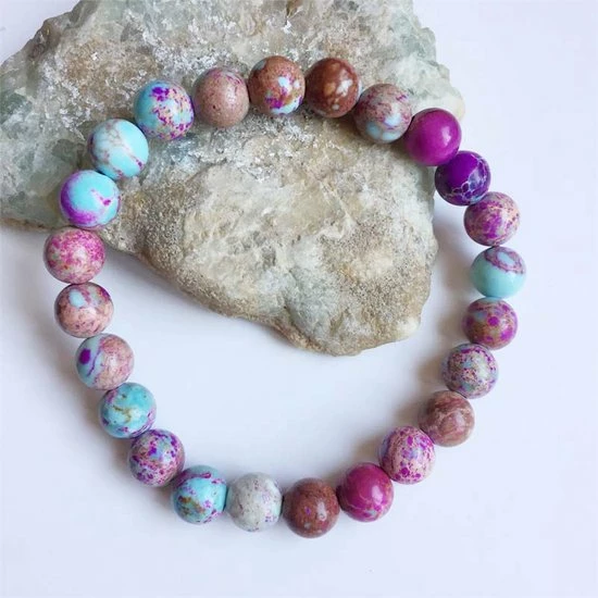 Coupon π Bixorp Gems Paarse Sardonyx Edelstenen Armband - Gepolijste Edelsteen Kralenarmband - Cadeau Voor Kerst & Sinterklaas - Cadeau Voor Haar π 5 Coupon π Bixorp Gems Paarse Sardonyx Edelstenen Armband - Gepolijste Edelsteen Kralenarmband - Cadeau Voor Kerst & Sinterklaas - Cadeau Voor Haar π - Afbeelding 3