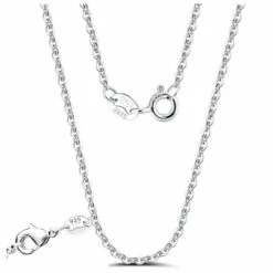 Top 10 ✔️ Basis -Halsketting- Zilverkleur- 50 Cm- Jasseron- 2 Mm-Charme Bijoux 🎁