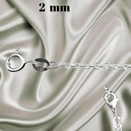 Top 10 βοΈ Basis -Halsketting- Zilverkleur- 50 Cm- Jasseron- 2 Mm-Charme Bijoux π 4 Top 10 βοΈ Basis -Halsketting- Zilverkleur- 50 Cm- Jasseron- 2 Mm-Charme Bijoux π - Afbeelding 2